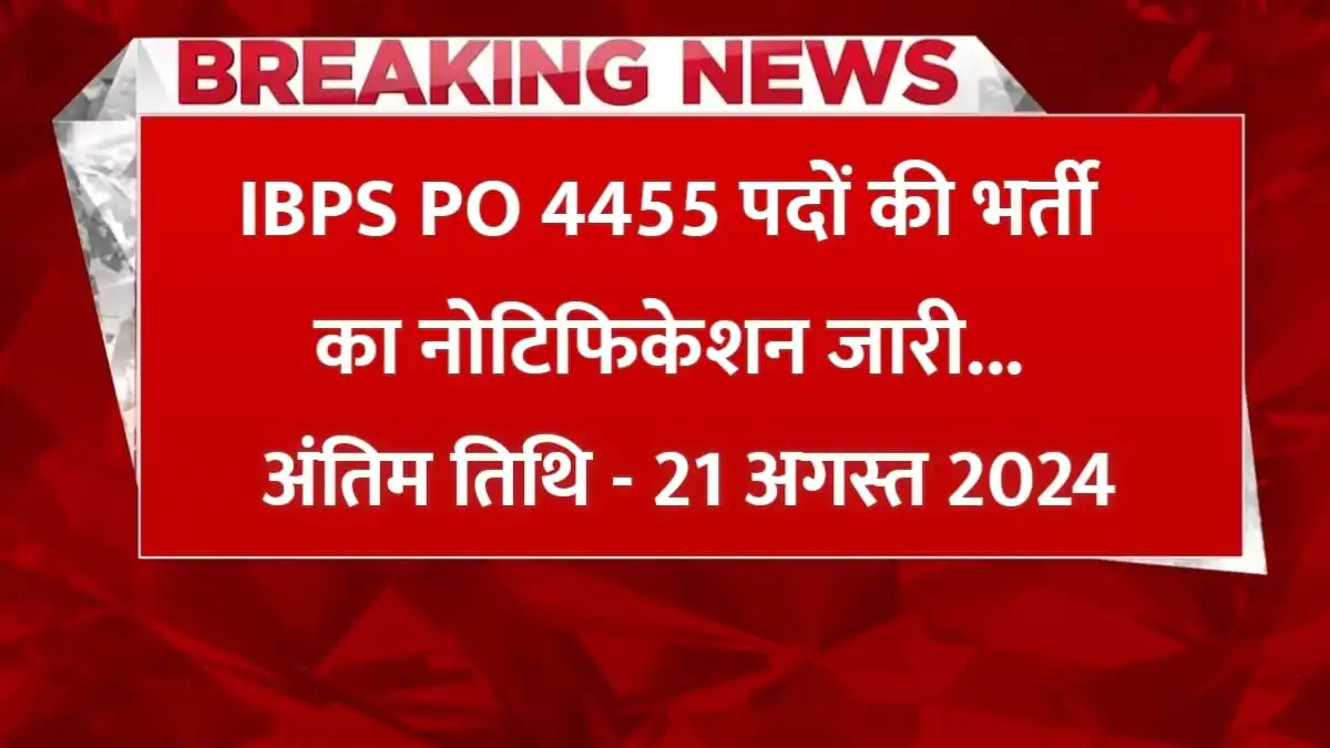 IBPS PO Vacancy 2024