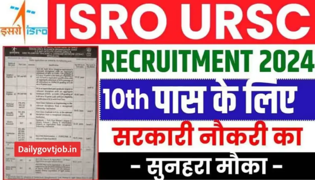 ISRO Recruitment 2024