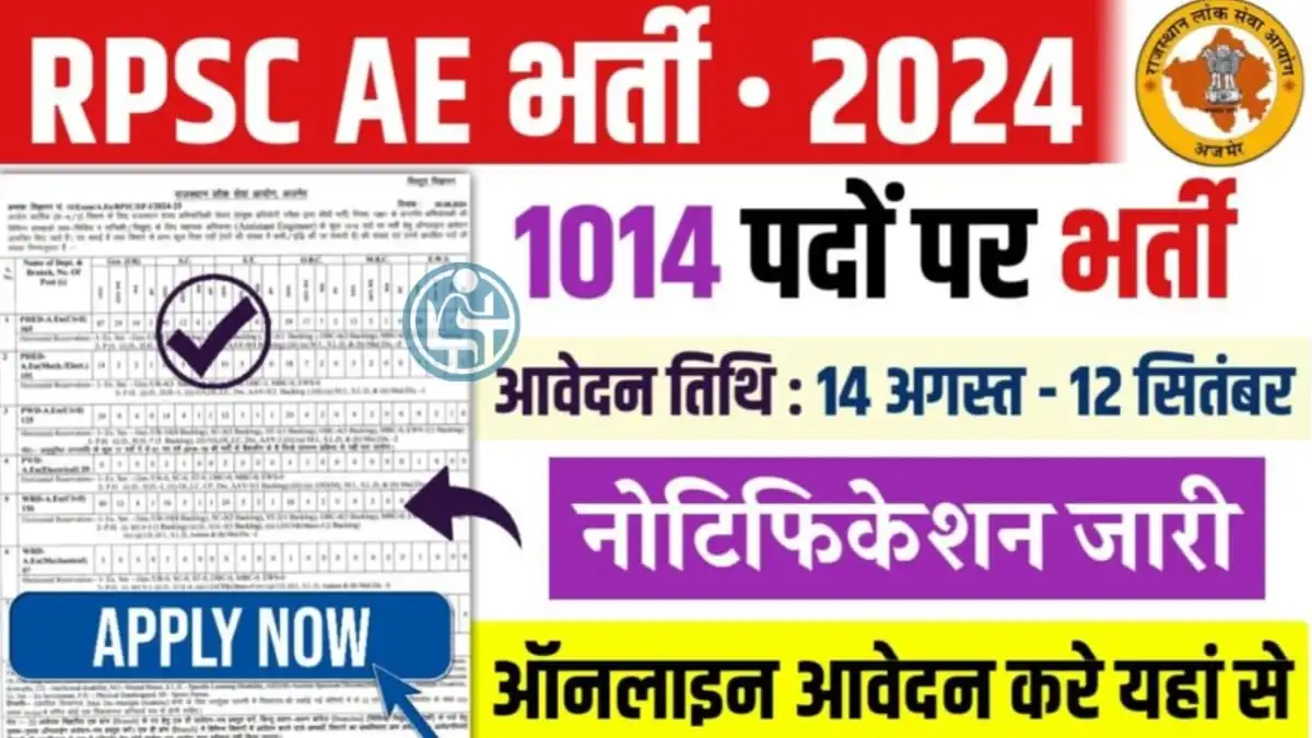 RPSC AE Recruitment 2024