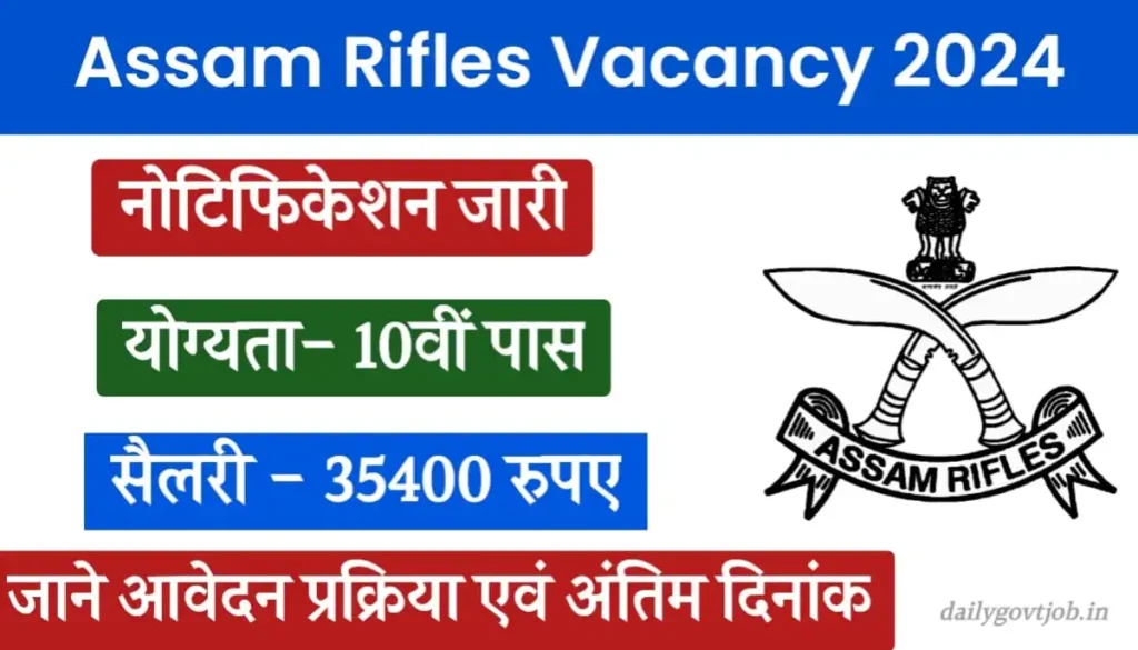 Assam Rifles Recruitment 2024