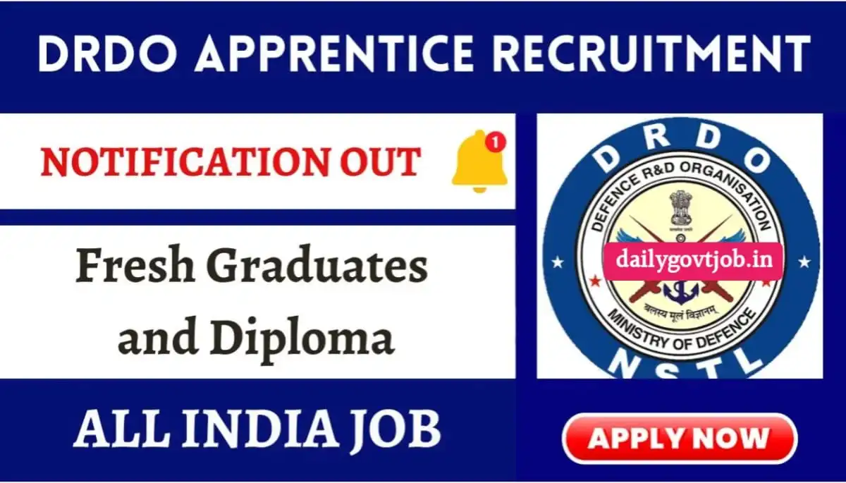 DRDO Apprentice Recruitment 2024