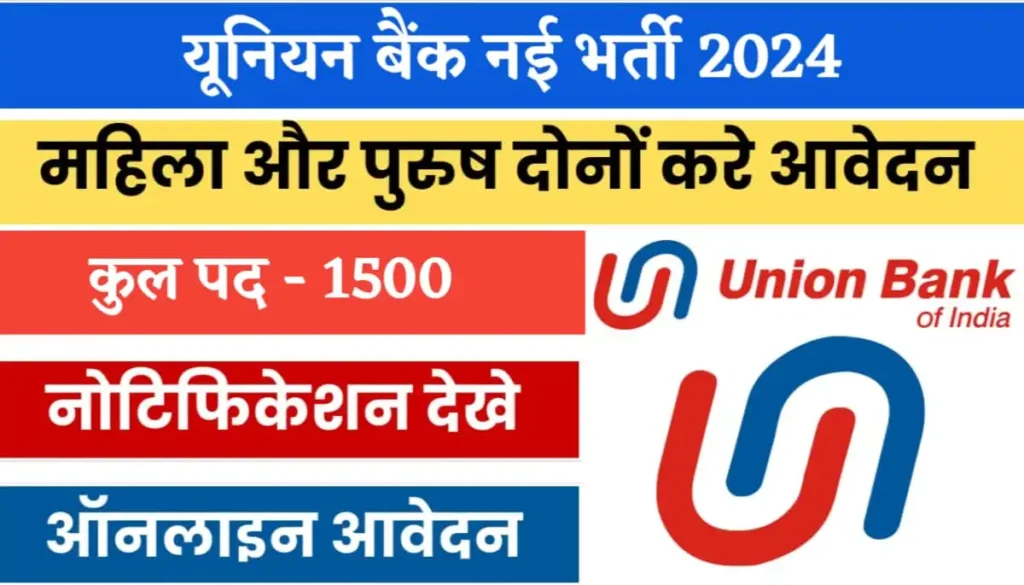 Union Bank of India Recruitment 2024