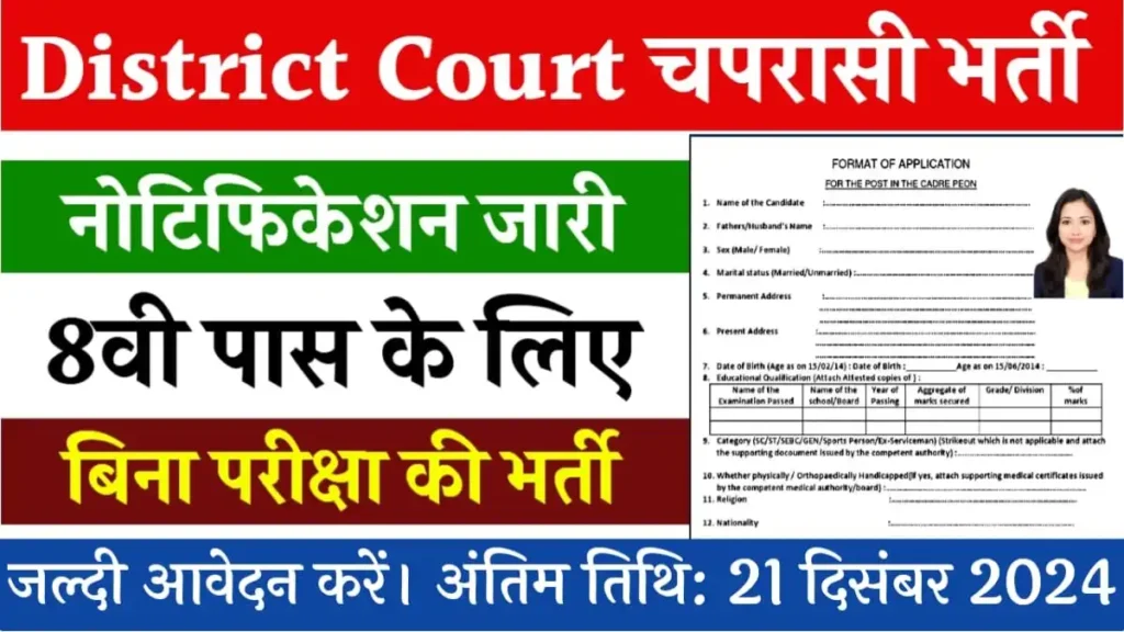 District Court Patiala Recruitment 2024