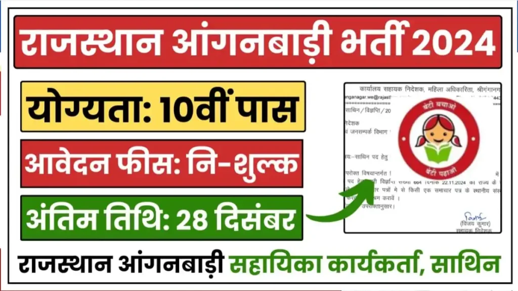 Anganwadi Bharti 2024