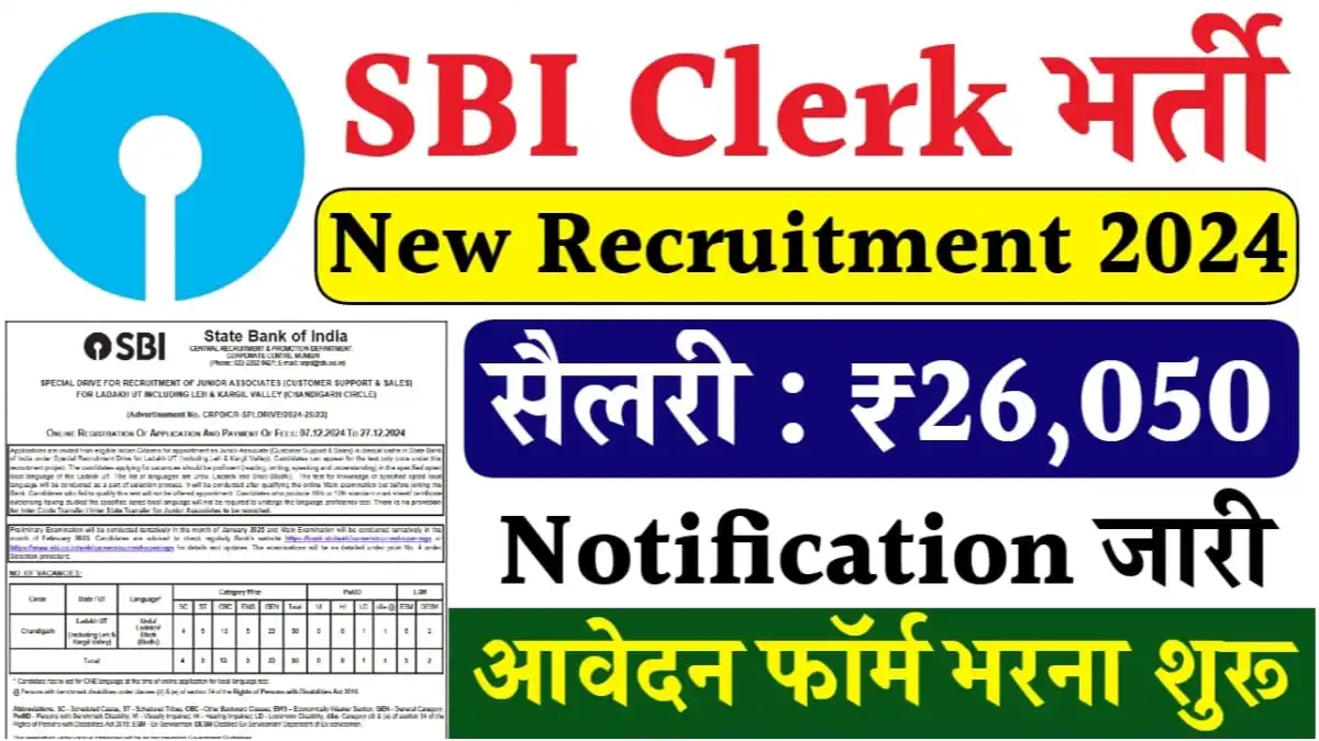 SBI Clerk Vacancy 2024 State Wise