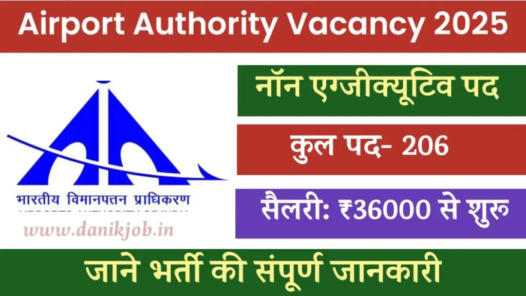 Airport Authority of India Vacancy 2025