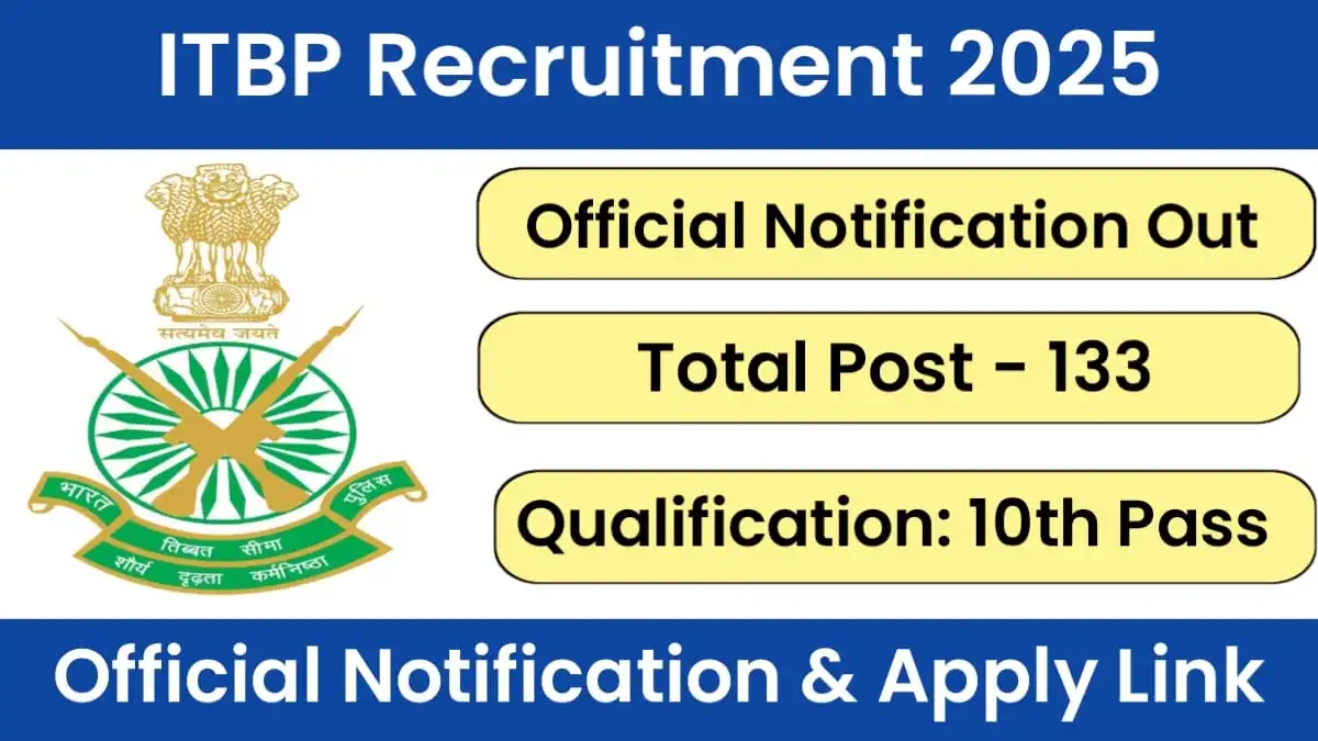 ITBP Recruitment 2025