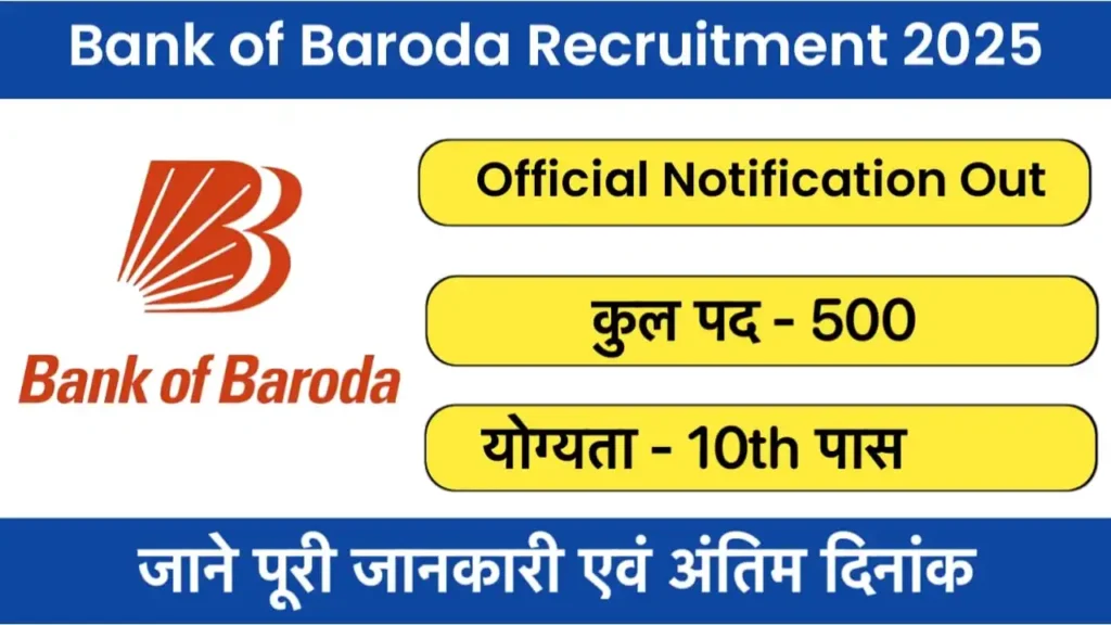 Bank of Baroda Vacancy 2025 PDF