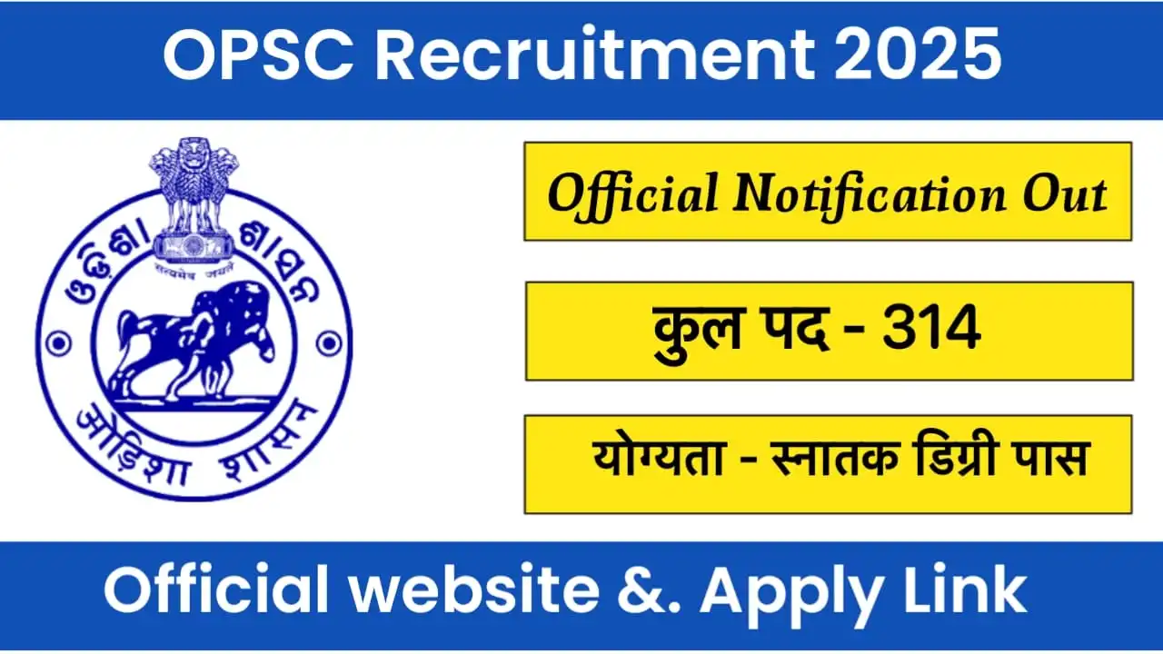 OPSC Assistant Professor Recruitment 2025